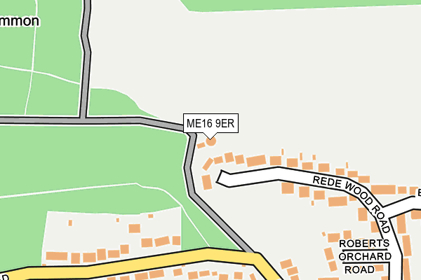 ME16 9ER map - OS OpenMap – Local (Ordnance Survey)