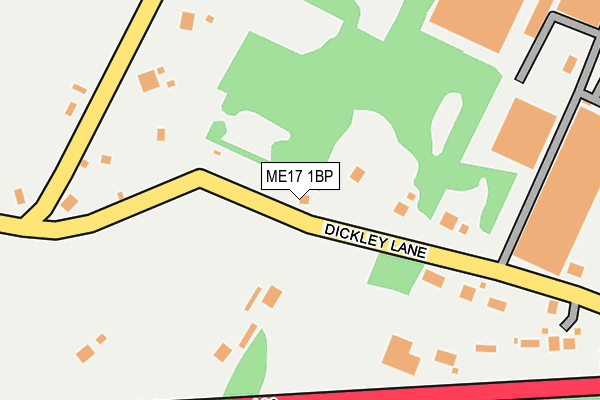 ME17 1BP map - OS OpenMap – Local (Ordnance Survey)