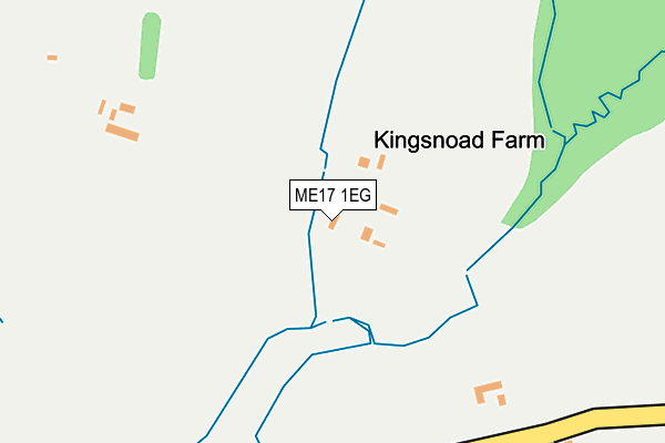 ME17 1EG map - OS OpenMap – Local (Ordnance Survey)