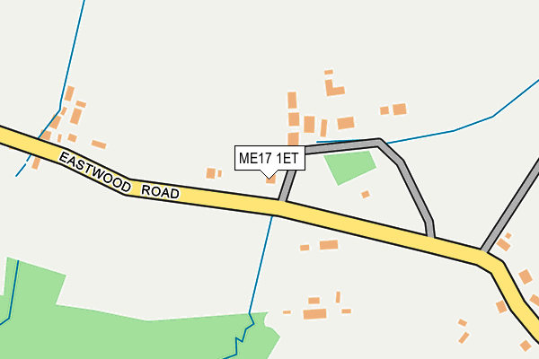 ME17 1ET map - OS OpenMap – Local (Ordnance Survey)