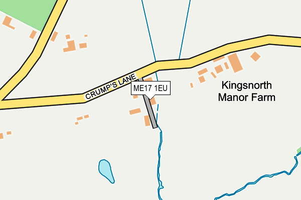 ME17 1EU map - OS OpenMap – Local (Ordnance Survey)