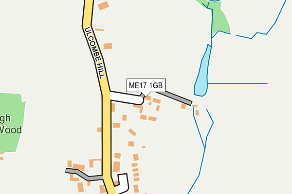 ME17 1GB map - OS OpenMap – Local (Ordnance Survey)