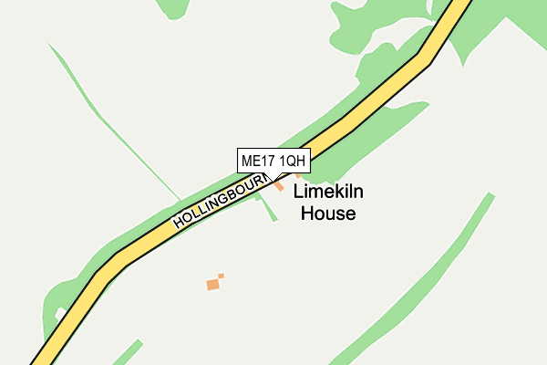 ME17 1QH map - OS OpenMap – Local (Ordnance Survey)