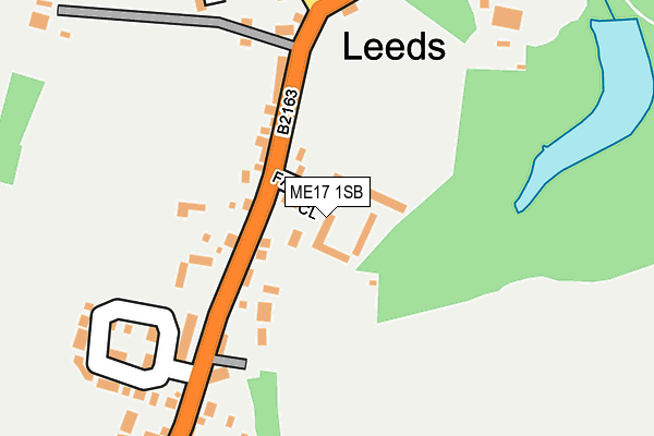 ME17 1SB map - OS OpenMap – Local (Ordnance Survey)