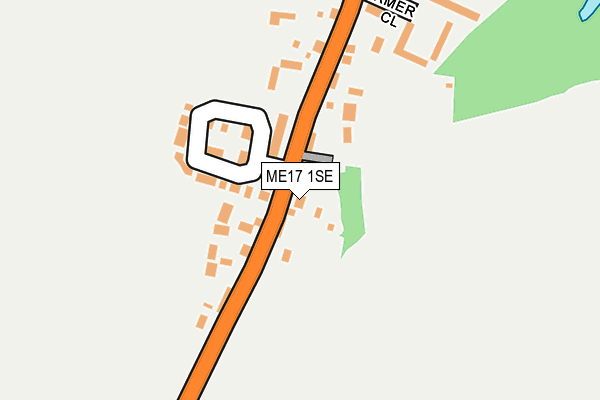 ME17 1SE map - OS OpenMap – Local (Ordnance Survey)