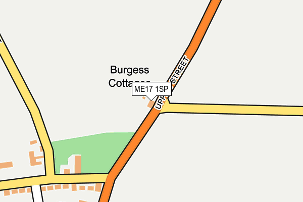 ME17 1SP map - OS OpenMap – Local (Ordnance Survey)