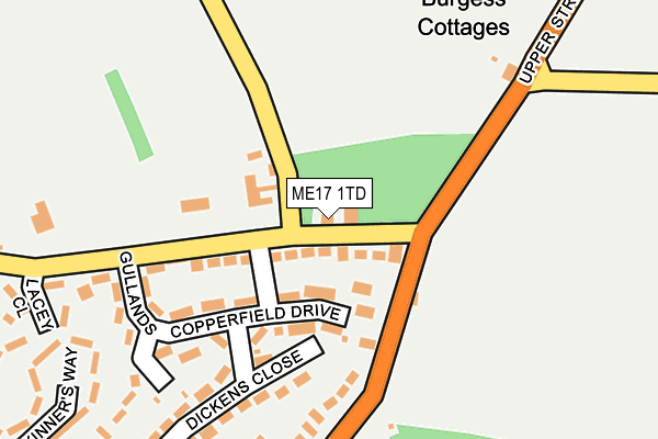 Map of LETS DANCE UK LIMITED at local scale