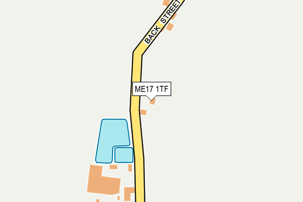 ME17 1TF map - OS OpenMap – Local (Ordnance Survey)