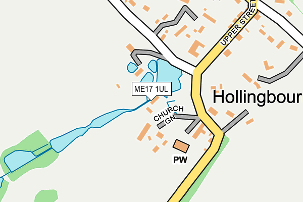 ME17 1UL map - OS OpenMap – Local (Ordnance Survey)