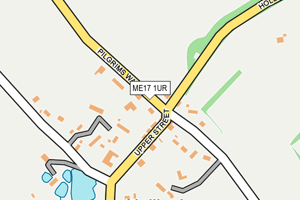 ME17 1UR map - OS OpenMap – Local (Ordnance Survey)