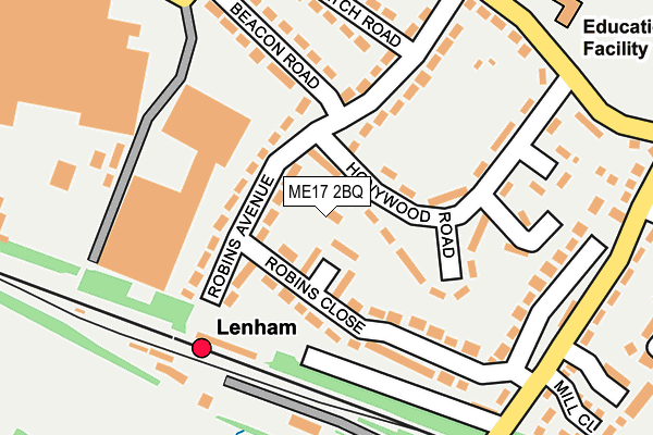 ME17 2BQ map - OS OpenMap – Local (Ordnance Survey)