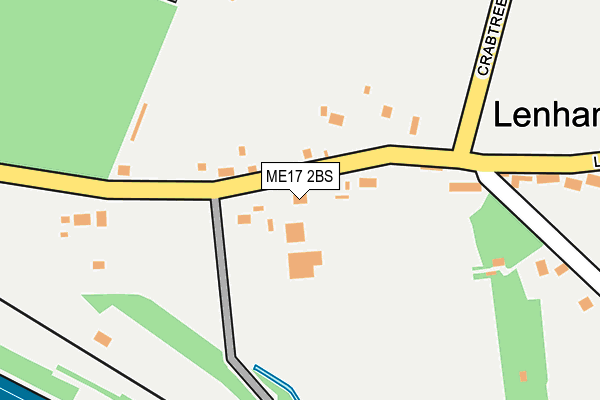 ME17 2BS map - OS OpenMap – Local (Ordnance Survey)