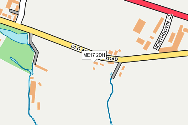 ME17 2DH map - OS OpenMap – Local (Ordnance Survey)