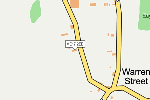 ME17 2EE map - OS OpenMap – Local (Ordnance Survey)