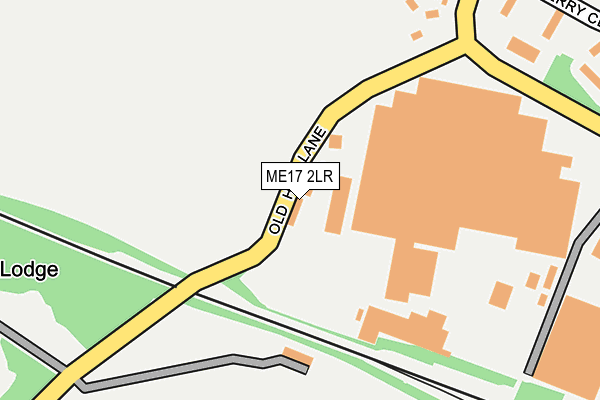 ME17 2LR map - OS OpenMap – Local (Ordnance Survey)