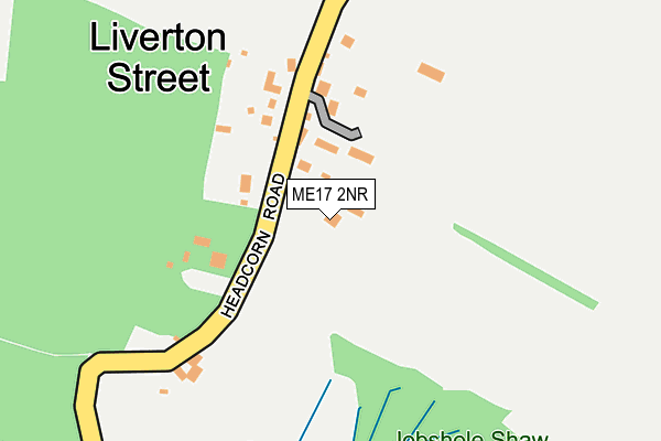 ME17 2NR map - OS OpenMap – Local (Ordnance Survey)