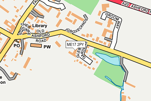 ME17 2PY map - OS OpenMap – Local (Ordnance Survey)