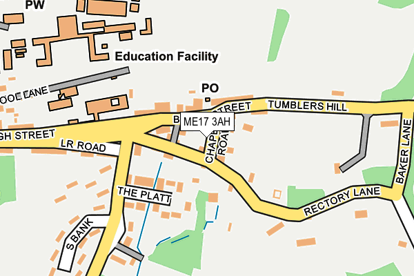 Map of MINERVA MEDIA OPERATIONS LTD at local scale