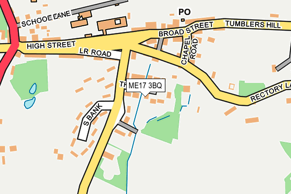 ME17 3BQ map - OS OpenMap – Local (Ordnance Survey)