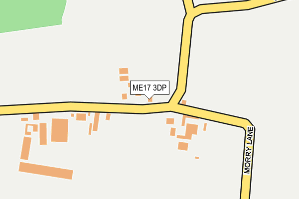 ME17 3DP map - OS OpenMap – Local (Ordnance Survey)