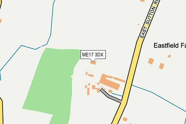 ME17 3DX map - OS OpenMap – Local (Ordnance Survey)