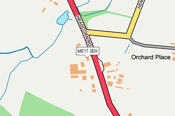 ME17 3EH map - OS OpenMap – Local (Ordnance Survey)