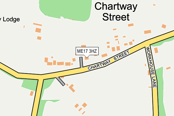 ME17 3HZ map - OS OpenMap – Local (Ordnance Survey)