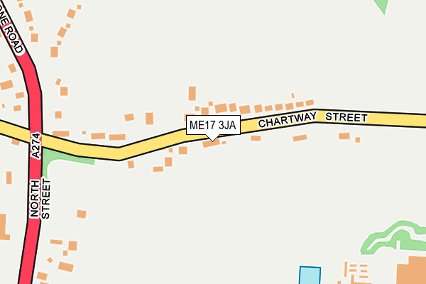 ME17 3JA map - OS OpenMap – Local (Ordnance Survey)
