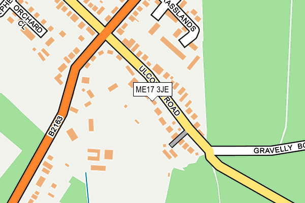ME17 3JE map - OS OpenMap – Local (Ordnance Survey)