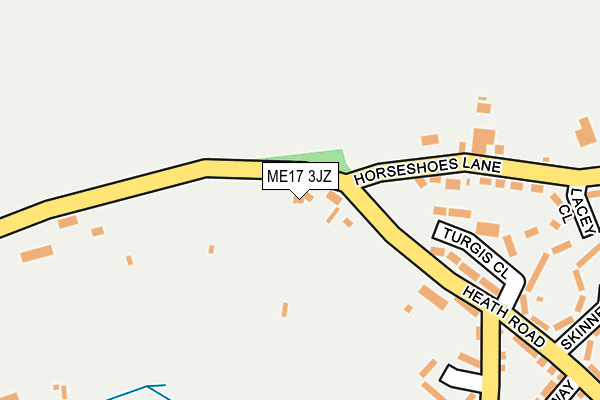 ME17 3JZ map - OS OpenMap – Local (Ordnance Survey)