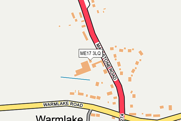 ME17 3LQ map - OS OpenMap – Local (Ordnance Survey)