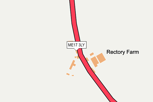 ME17 3LY map - OS OpenMap – Local (Ordnance Survey)