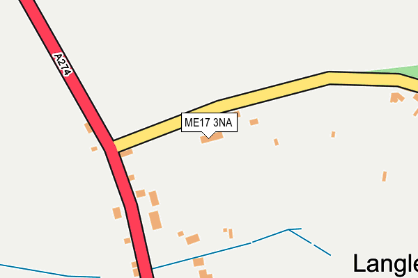 ME17 3NA map - OS OpenMap – Local (Ordnance Survey)