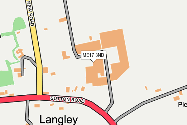 ME17 3ND map - OS OpenMap – Local (Ordnance Survey)