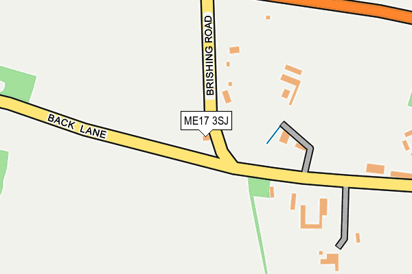 ME17 3SJ map - OS OpenMap – Local (Ordnance Survey)