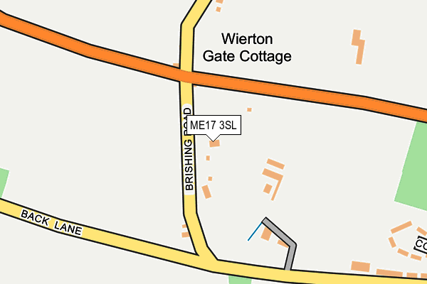 ME17 3SL map - OS OpenMap – Local (Ordnance Survey)