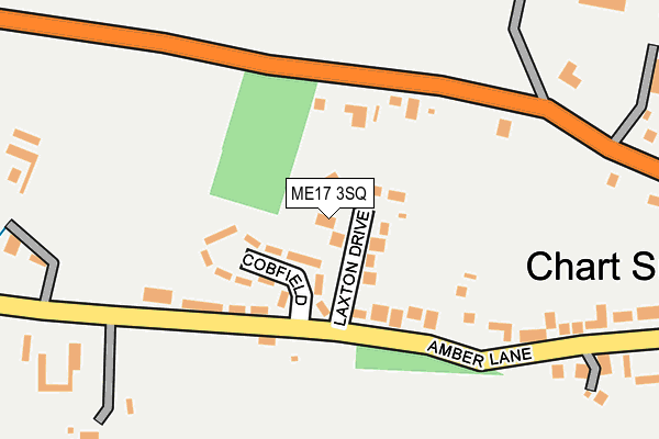 ME17 3SQ map - OS OpenMap – Local (Ordnance Survey)