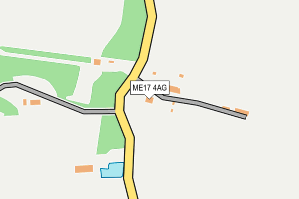 ME17 4AG map - OS OpenMap – Local (Ordnance Survey)