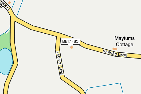 ME17 4BQ map - OS OpenMap – Local (Ordnance Survey)