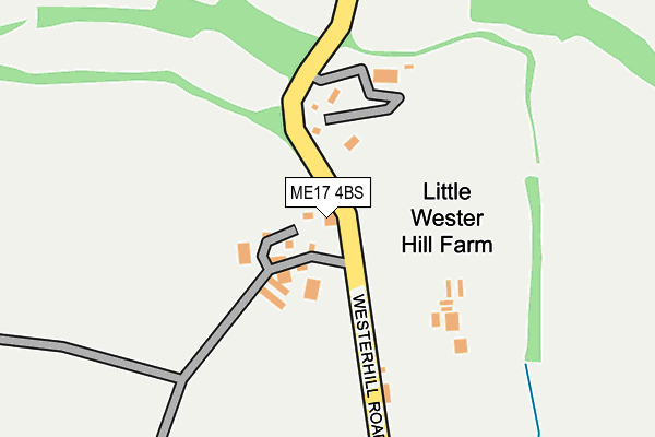 ME17 4BS map - OS OpenMap – Local (Ordnance Survey)