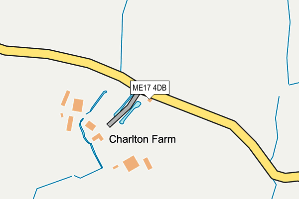 ME17 4DB map - OS OpenMap – Local (Ordnance Survey)