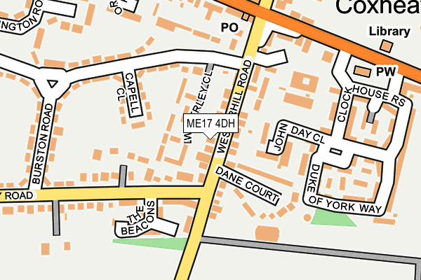 ME17 4DH map - OS OpenMap – Local (Ordnance Survey)
