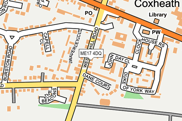 ME17 4DQ map - OS OpenMap – Local (Ordnance Survey)