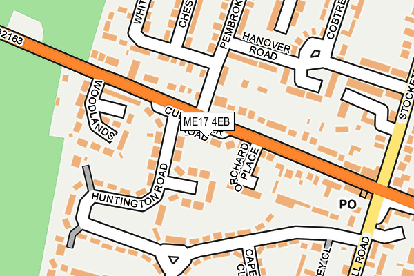 ME17 4EB map - OS OpenMap – Local (Ordnance Survey)