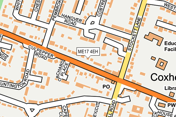 ME17 4EH map - OS OpenMap – Local (Ordnance Survey)