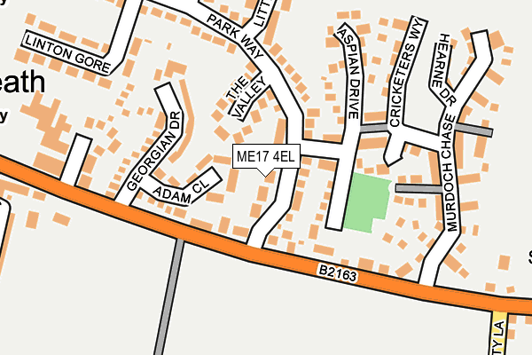 ME17 4EL map - OS OpenMap – Local (Ordnance Survey)