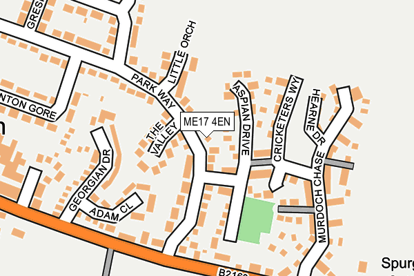 ME17 4EN map - OS OpenMap – Local (Ordnance Survey)