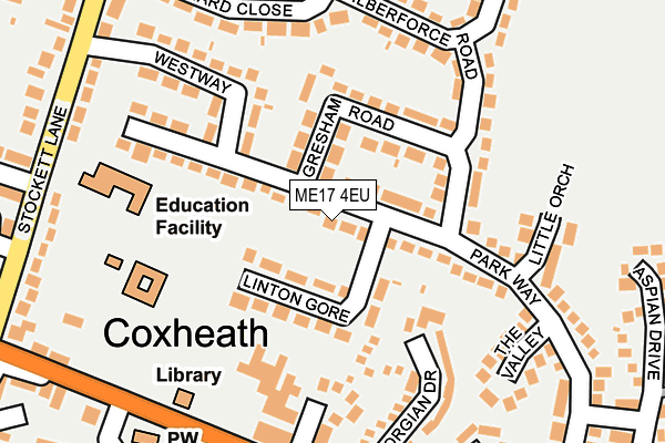 ME17 4EU map - OS OpenMap – Local (Ordnance Survey)