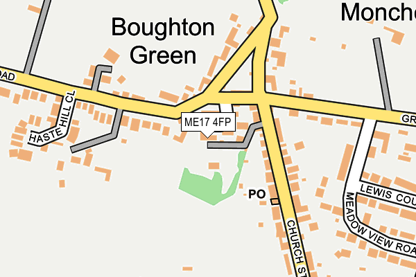 ME17 4FP map - OS OpenMap – Local (Ordnance Survey)