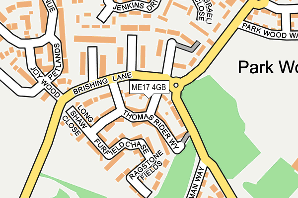 ME17 4GB map - OS OpenMap – Local (Ordnance Survey)